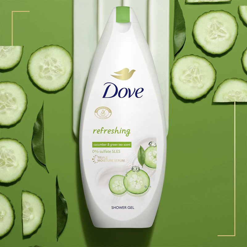 Dove Gel Dus Go Fresh Cucumber 750 Ml