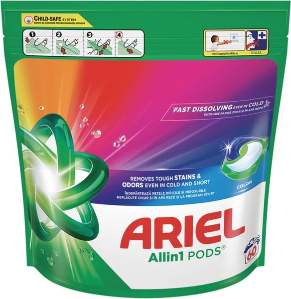Ariel Capsule Pods 60 Color