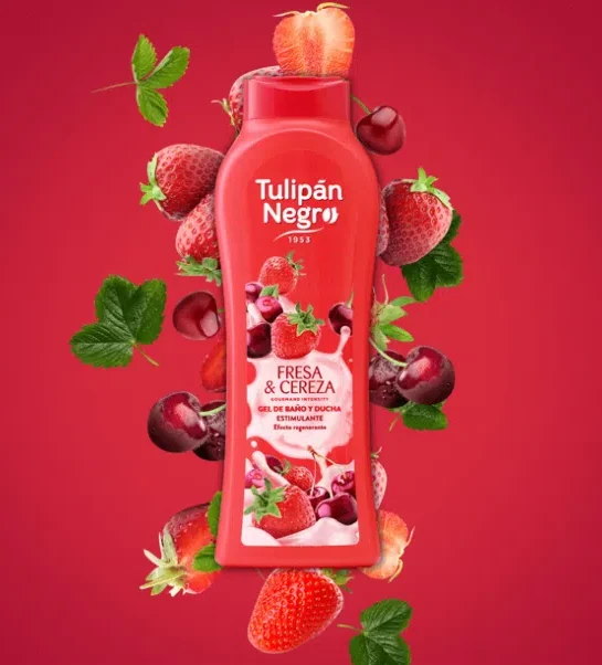Tulipan Negro Gel Dus Besitos De Fresas 650 Ml