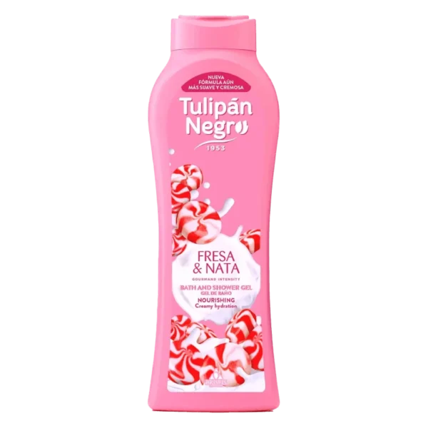 Tulipan Negro Gel Dus Fresa Y Nata 650 Ml