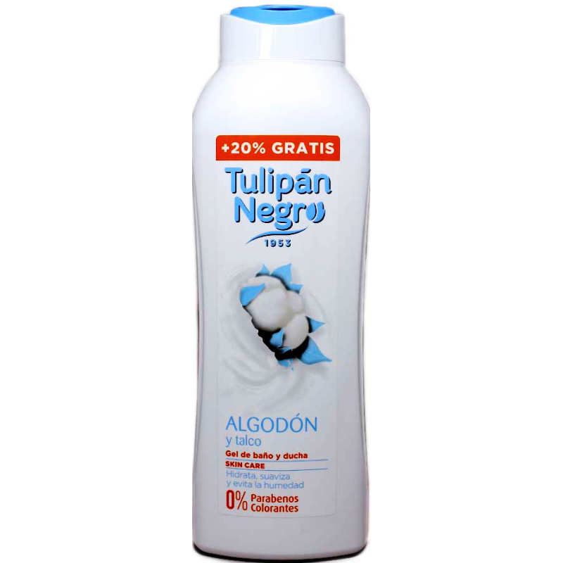 Tulipan Negro Gel Dus Nube De Algodon 650 Ml