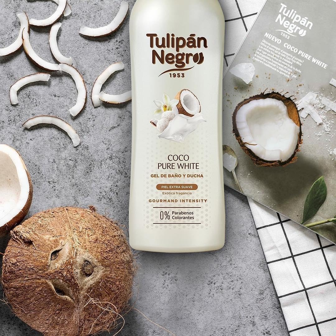 Tulipan Negro Gel Dus Coco Pure White 650 Ml