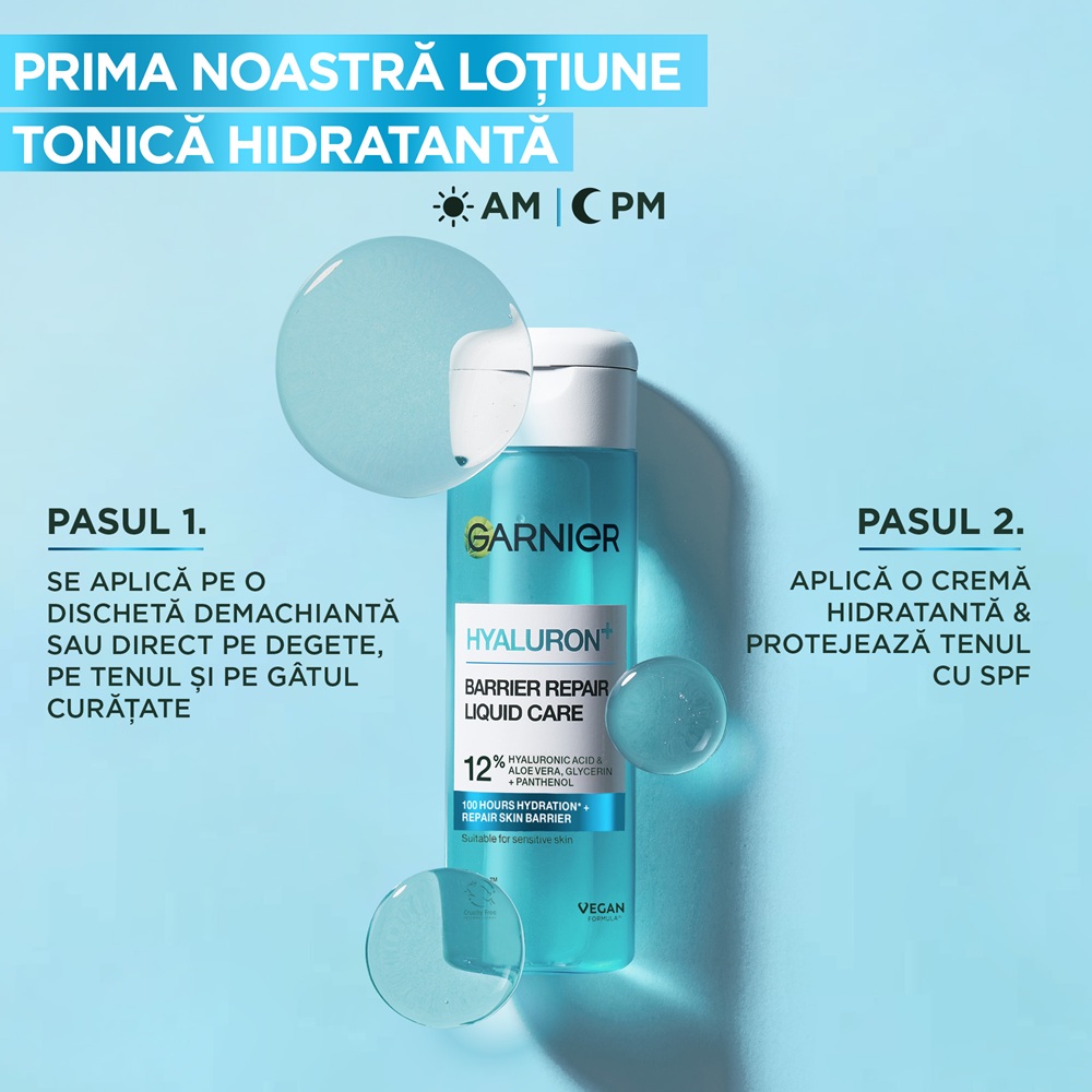 Lotiune Tonica Acid Hialuronic,Colagen,Alge&Apa De Mare400ml
