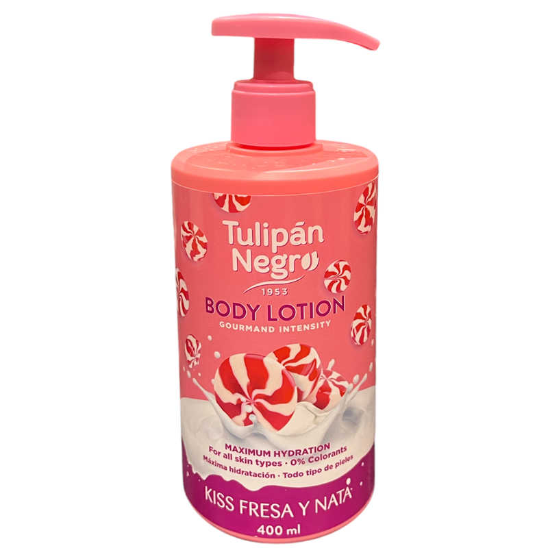 Tulipan Negro Lotiune Corp Cu Pompita Fresa Ynata 400 Ml